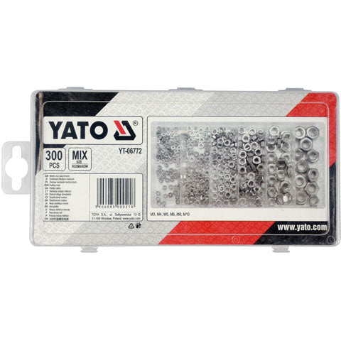 Tuercas Metricas Surtidas (300 Piezas)