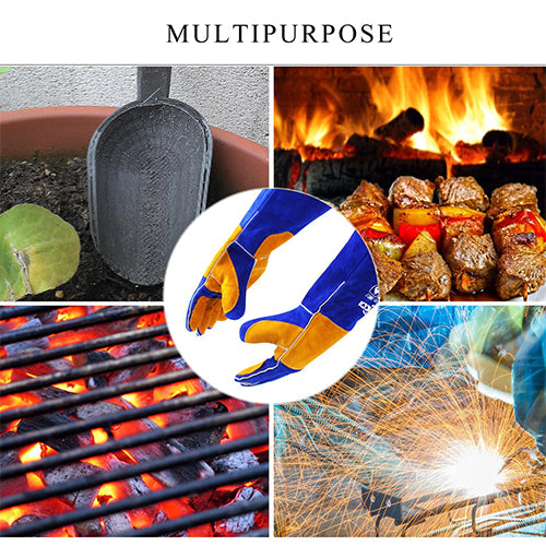 Rapicca guantes soldar 350 grados. Alta temperatura