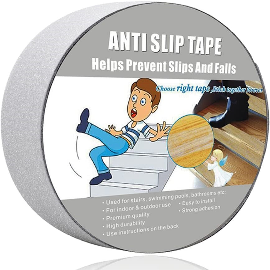 Cinta de seguridad antideslizante 2&quot; X 15.8&#39; = 4.82 mts Transparente