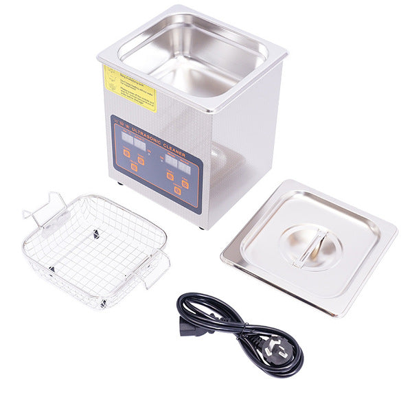 Limpiador sónico profesional de joyería con temporizador.