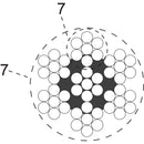METRO DE CABLE INOX 5 MM. AISI 316. acero inoxidable