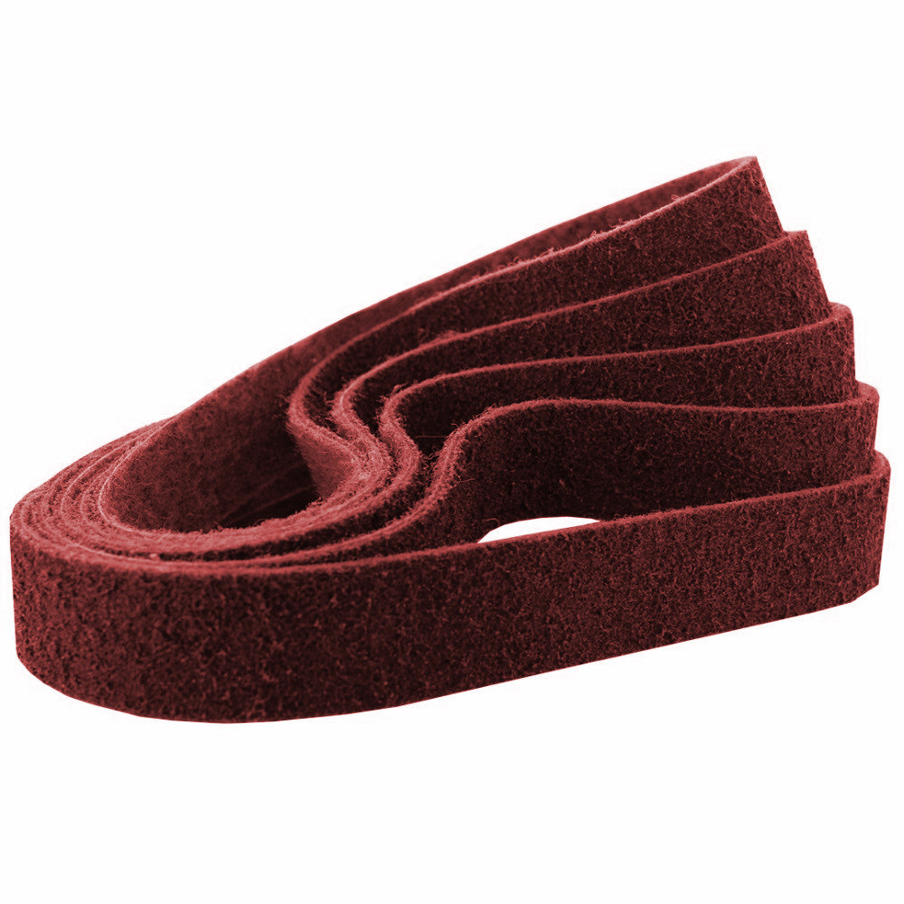 (Pack de 3) Bandas de nylon rojo 240# (40*760mm) Para maquina IN-Y2