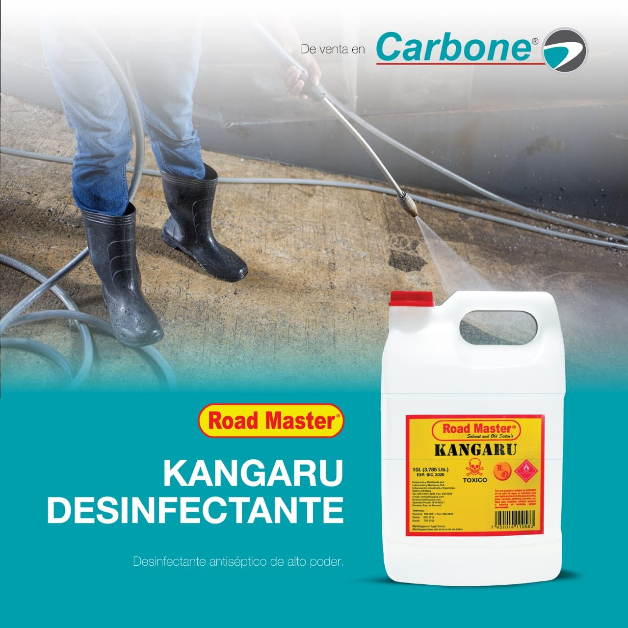 Desinfectante Kangaru 1 Galón. Creolina.