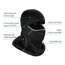 Balaclava para absorber sudor en moto / bicicleta negra. Rhinowalk