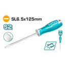 Destornillador de paleta SL 6.5 mm. Largo 125 mm. Imantado.