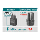 Cable USB tipo A a tipo C Longitud. 1m. Ideal para dispositivos. TOTAL