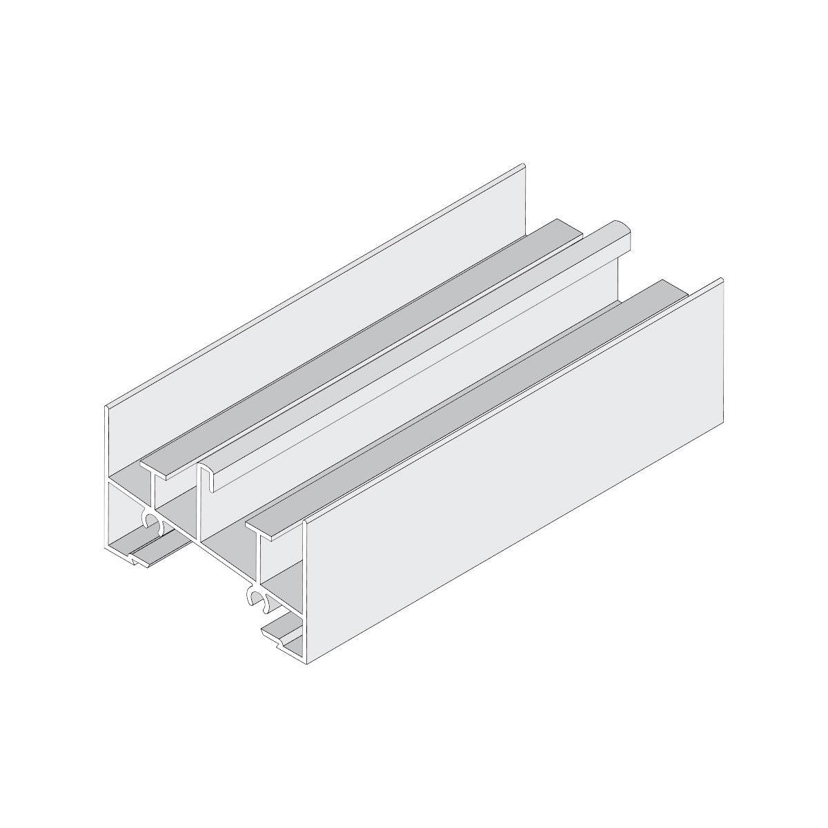 Marco Inferior Ventana VC . Espesor 1.27 Mm Largo 5.85 Mts. Acabado Lacado Blanco VC122