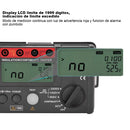 UNI-T Megohmetro Digital (Medidor de Aislamiento) medidor de resistencia de aislamiento y voltage AC