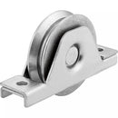 Rueda empotrable 4&quot;. 1 rolinera. 350KG.