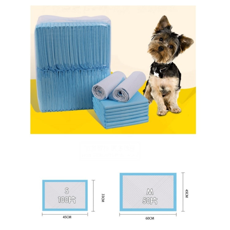 Pad de entrenamiento desechables para mascotas. Talla S. 45x33cm. 100 Pads por paquete.