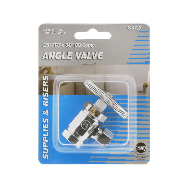 Llave de ángulo de 3/8" x 3/8" compress