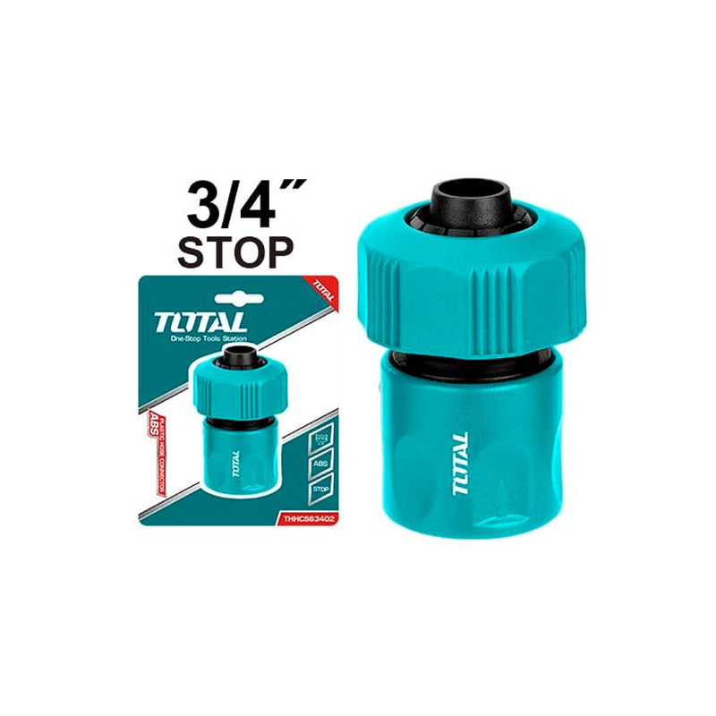 Conector rápido para manguera con adaptador de 3/4”