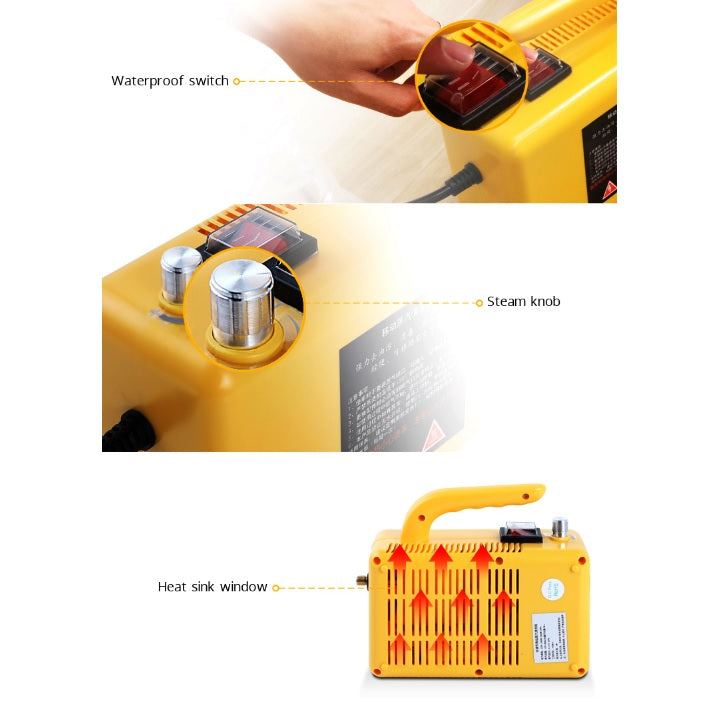 Limpiador de vapor de alta temperatura.