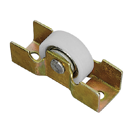 Rueda para ventana corredera VC. Cuerpo metálico y rueda de nylon de 20 mm. No regulable.