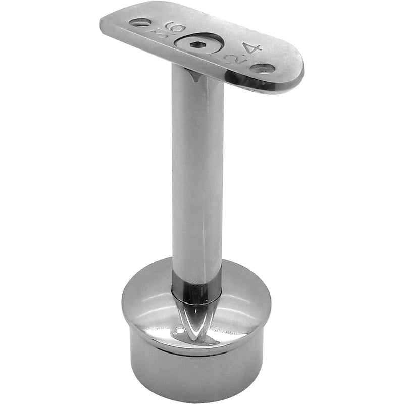 Soporte fijo de corremanos. Para tubo de 42.4 mm. Acabado Espejo316.