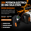 Batería Recargable de Litio 20V, 4.0Ah, 80 vatios para Bomba De Vacío Inalámbrica Para Aire Acondicionado