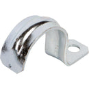 Grapa simple  Metalica EMT para tuberia de 3". Material Zinc. Certificado UL-E481319.