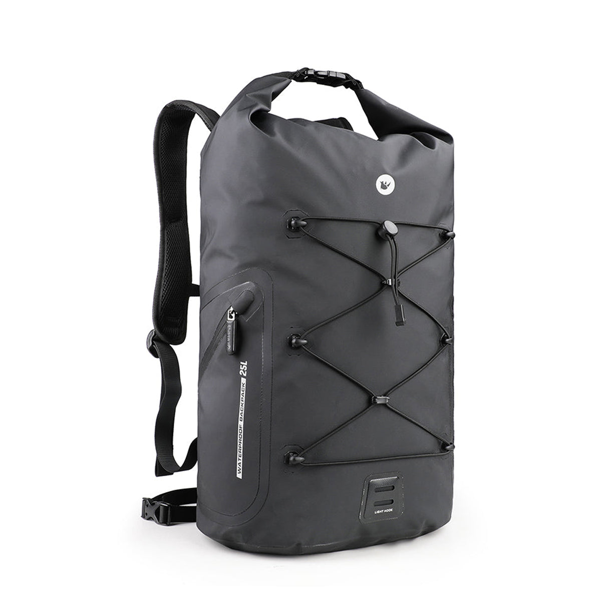 Bolso Dry Bag 100% Impermeable 25L Negro Rhinowalk