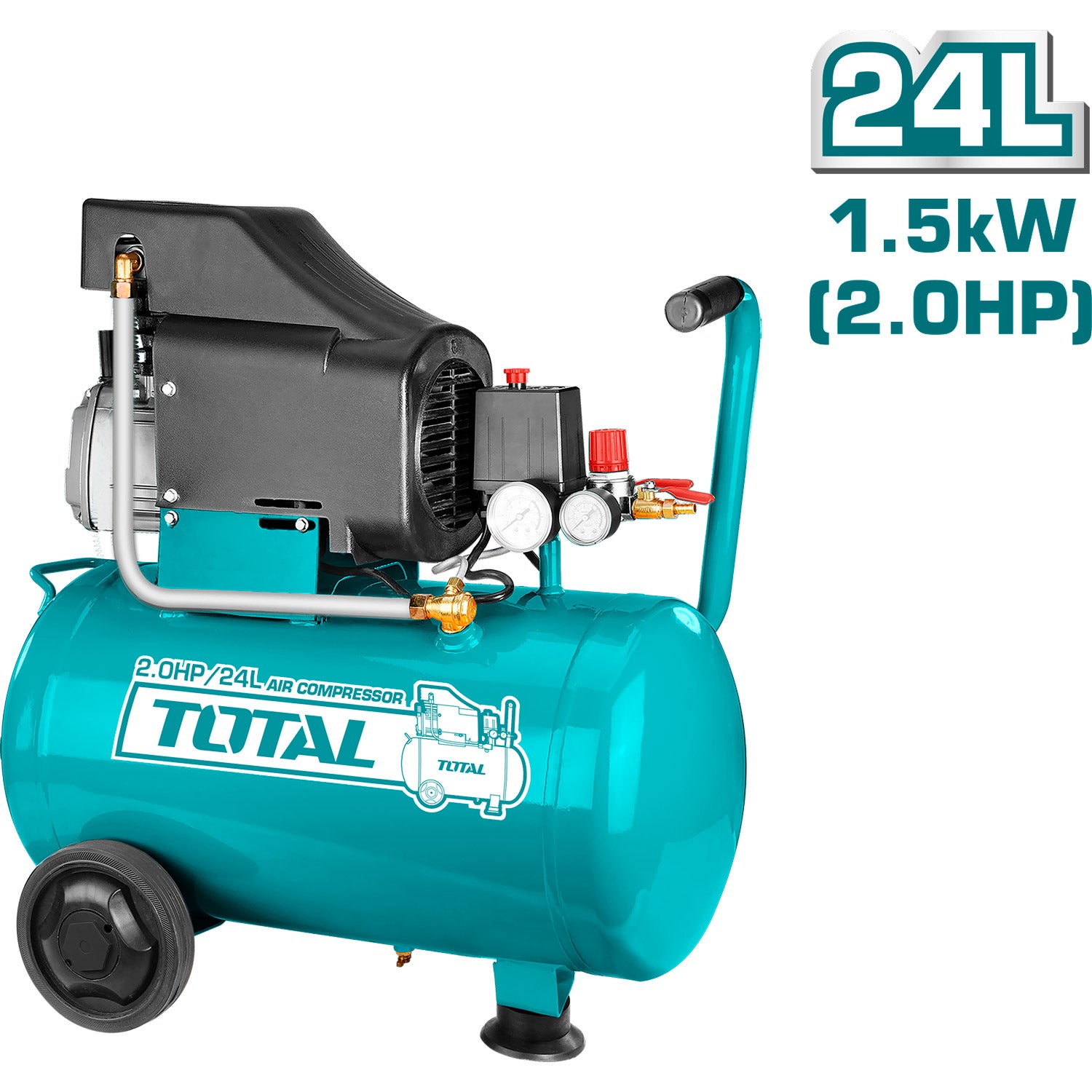 Compresor de aire 2Hp 24L 110V