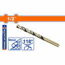 Broca HSS de 1/2". Acero Alta Velocidad.