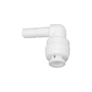 Adaptadores para conector rápido, vástago Ø X tubo Ø de agua a 90 grados.