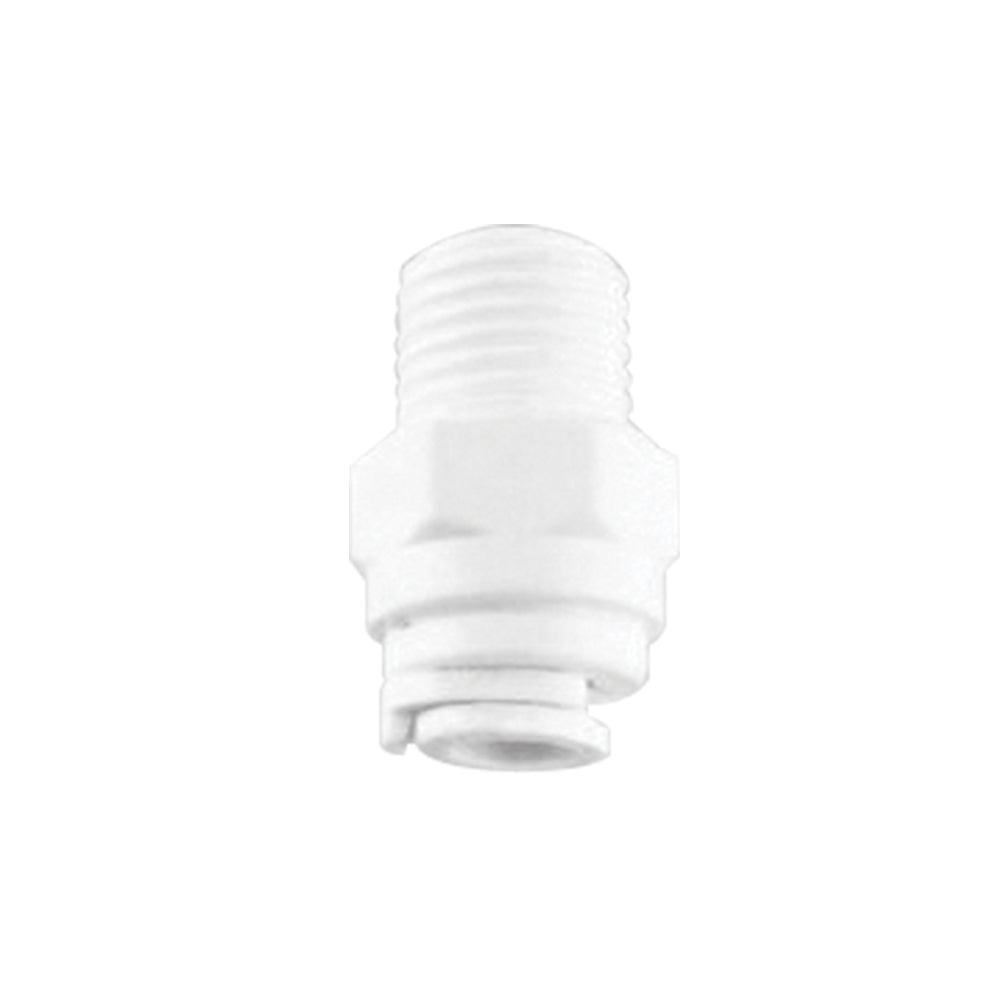 Adaptadores roscados rectos conectores rápidos  de agua Tubo Ø x Rosca macho en un extremo.