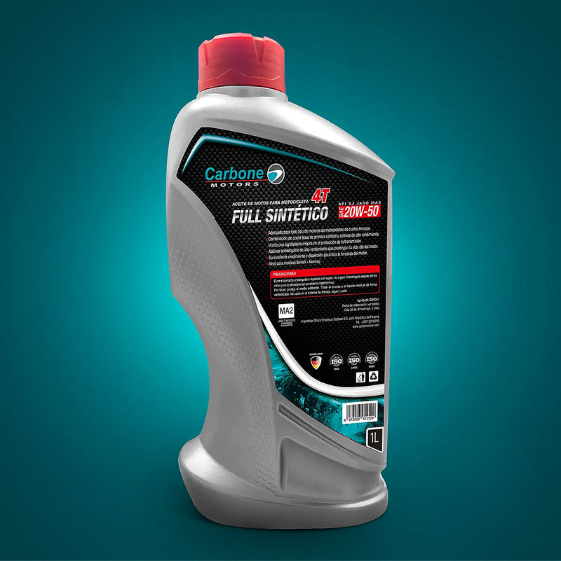 Aceites Api ACEITE PARA MOTO 20W-50 API SJ JASO MA2 FULL SINTETICO PARA MOTOCICLET