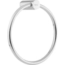 Toallero de argolla. Cuerpo acero inoxidable. Acabado cromo
