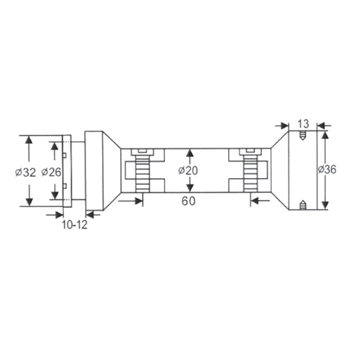 Conector Muro - Vidrio