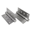 Bisagras Con Resorte (Par) P Puertas. 4"X4" Tension Ajustable Para Puertas De 1 3/4" O Mas. Inox 304