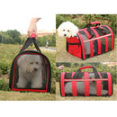 Bolsa transportadora para mascotas. Color Negro. Tamaño 50x27x28cm.