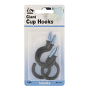 Ganchos de 2-1/4" recubiertos de vinilo