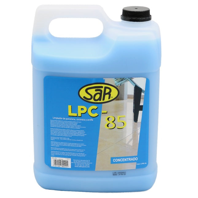 Limpiador desinfectante LPC-85 para ceramica y porcelana, 1 Galon.