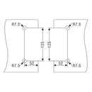 Cerradura De Gancho Para Sistema Plegable O Slider Doble. Acabado Satinado