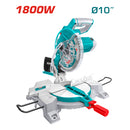 Sierra Ingleteadora 10" 1800W Cortadora aluminio madera