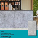 Panel Decorativo WPC Bambú 1.22 M X 2.80 M X 5 Mm Acabado: plastered concrete
