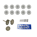 Discos de corte diamantados para MotorTool o Dremel, 10Pcs 22mm