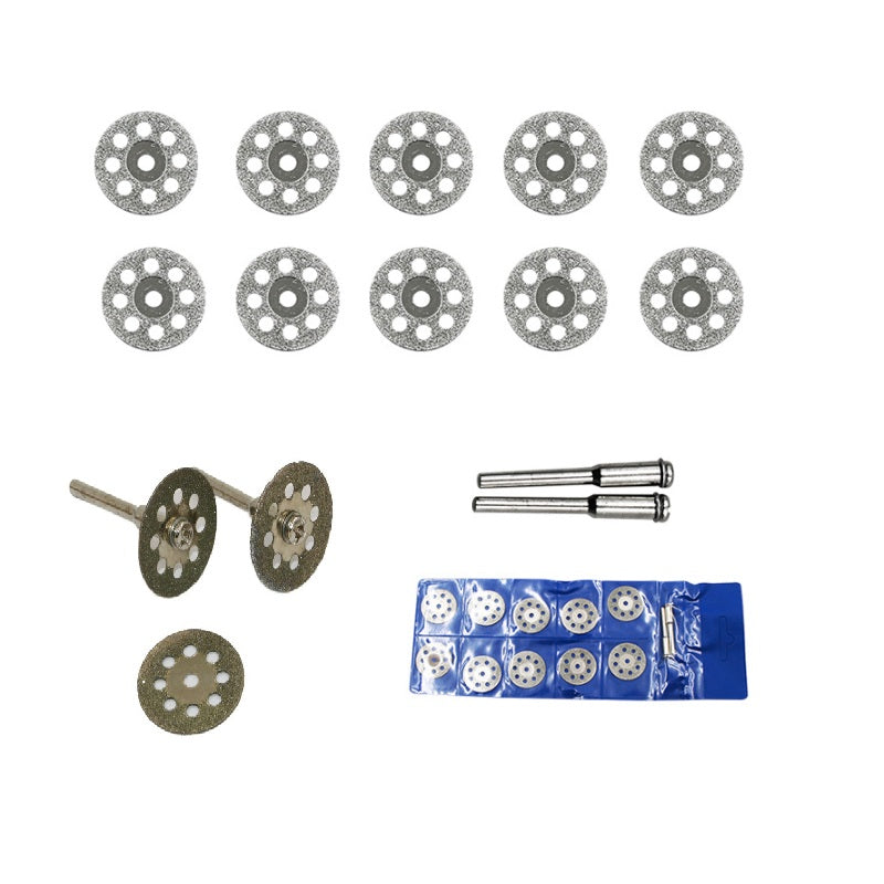 Discos de corte diamantados para MotorTool o Dremel, 10Pcs 22mm