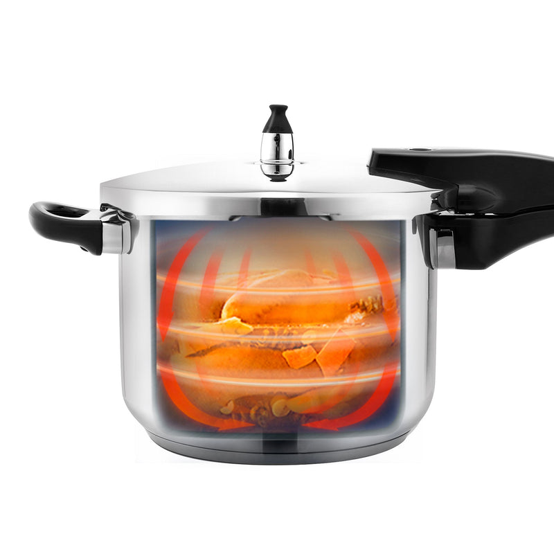 Olla de presion de acero inoxidable 6L