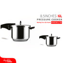 Olla de presion de acero inoxidable 6L