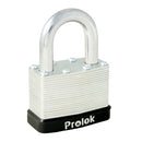 Candado laminado corto llave estándar 50mm Prolok