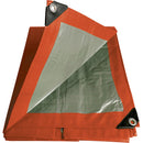 Lona polietileno roja 4 x 5m Foy