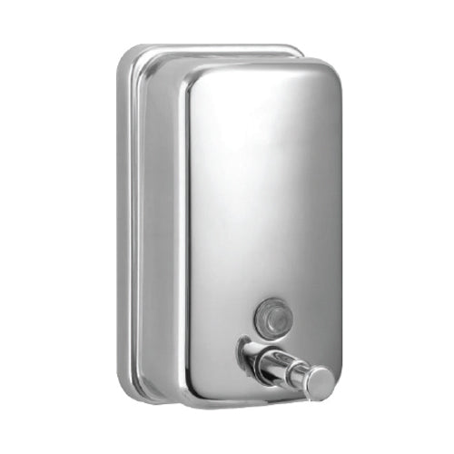 Jabonera Dispensador de jabon liquido 850 ml. acero inoxidabl 304 satinado