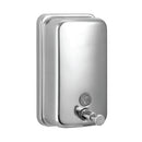 Jabonera Dispensador de jabon liquido 850 ml. acero inoxidabl 304 satinado