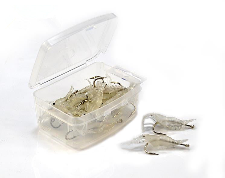 Señuelo camarón suave anzuelo 10 Uds.