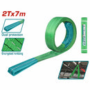 Eslinga ojo-ojo 2T x 7m. Ancho 60 mm