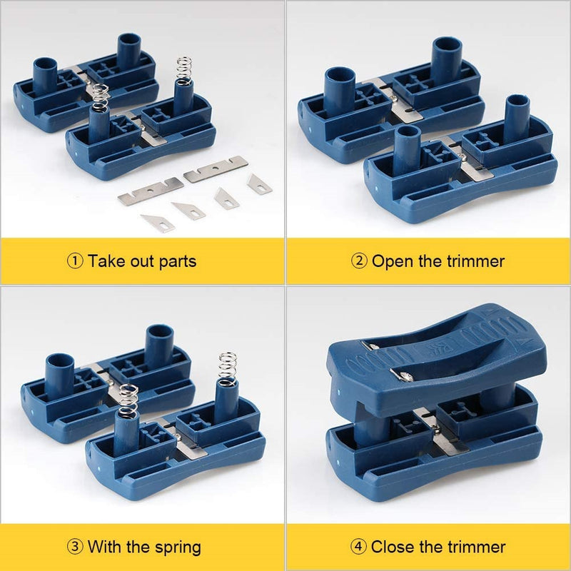Recortadora de doble filo para bordes para melamina