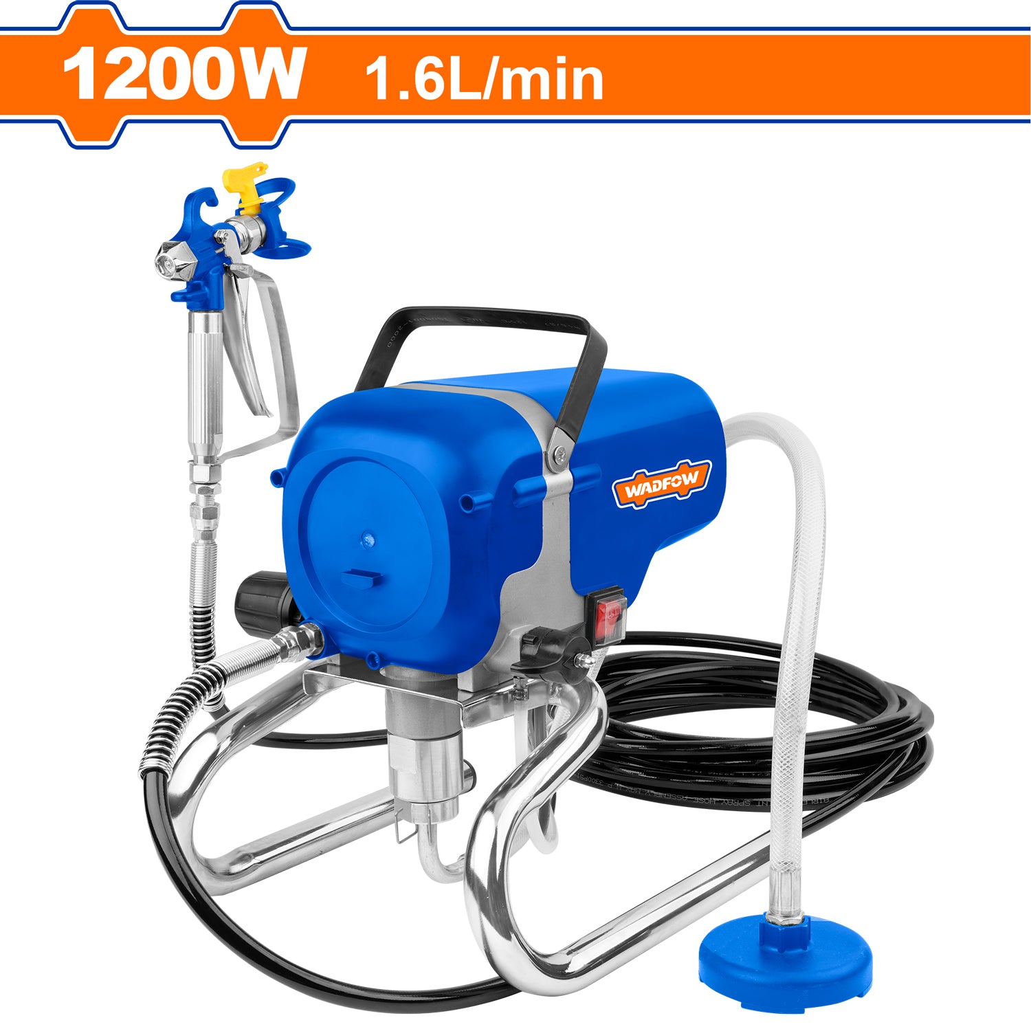Pulverizador de pintura sin aire voltaje 1200W 1.6L/min presión pistola de pintar sin aire airless sprayer