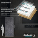 Panel Decorativo Mármol PVC 1.22m x 2.80m x 3mm Gris marquina (Línea económica) Láminas de PVC para paredes y techo.