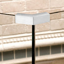 Union de vidrios a 90 grados sin perforacion.